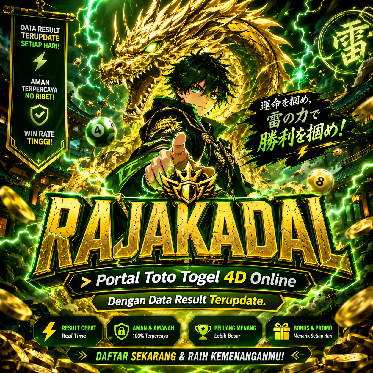 RAJAKADAL > Portal Toto Togel 4D Online dengan Data Result Terupdate